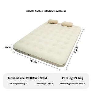 Colchón Inflable para Exteriores, Individual y Doble, Reforzado, para Camping, Venta Directa de Fábrica - Product Image 2