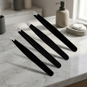 Pince à épiler professionnelle ASAP en acier inoxydable avec pointe inclinée, style classique et écologique - Product Image 3