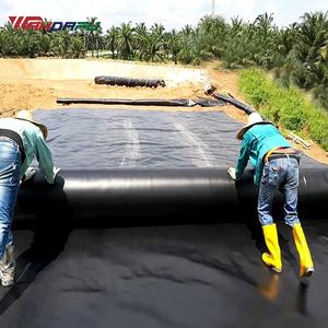 Biodigesteur Biotank 1.5mm Géomembrane HDPE lisse et étanche pour l'élevage de crevettes pour doublure de réservoir d'eau Doublure d'étang - Product Image 4