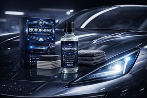 GRAPHONEX Borophene Pro Revestimiento Cerámico Nano para Autos con Boronio Mejorado 50ml |   Cuidado Automotriz Transparente Gris PH2-12 con Tolerancia de 10 Años - Product Image 5