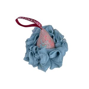 Balle de douche mignonne et moderne en forme de crème glacée, fleurs non-éclatées, taille agrandie, outil de gommage et de bain double usage pour hommes et femmes - Product Image 1