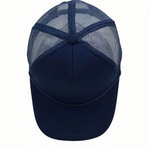 Wholesale in Stock Customize Embroidery Baseball Cap 5 Panels Snapbacks Mesh Truckers Hat With Rope - Product Image 4
