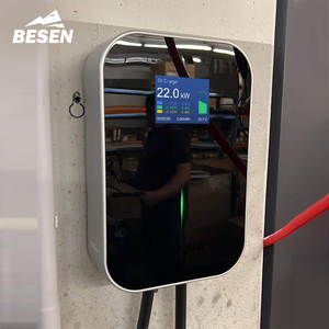 Chargeur mural BESEN <span class=keywords><strong>Mode</strong></span> <span class=keywords><strong>3</strong></span> 22 kW pour véhicules électriques avec câble de charge <span class=keywords><strong>Type</strong></span> <span class=keywords><strong>2</strong></span> - Product Image 3