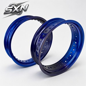 Ruedas Supermoto EXC SXF CRF250R CRF450R de 17 Pulgadas, Llantas de Aluminio CNC 7050, 17x3.5 17x5.0, Llanta Ancha para <span class=keywords><strong>Motard</strong></span> Racing, Juego de Ruedas Completo - Product Image 1