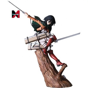 Figurine PVC de dessin animé Mikasa Ackerman Attack Titan <span class=keywords><strong>ARTFX</strong></span> Stump Levi pour garçons, statue décorative pour la maison, cadeau, objet de collection d'anime, artisanat en plastique - Product Image 5