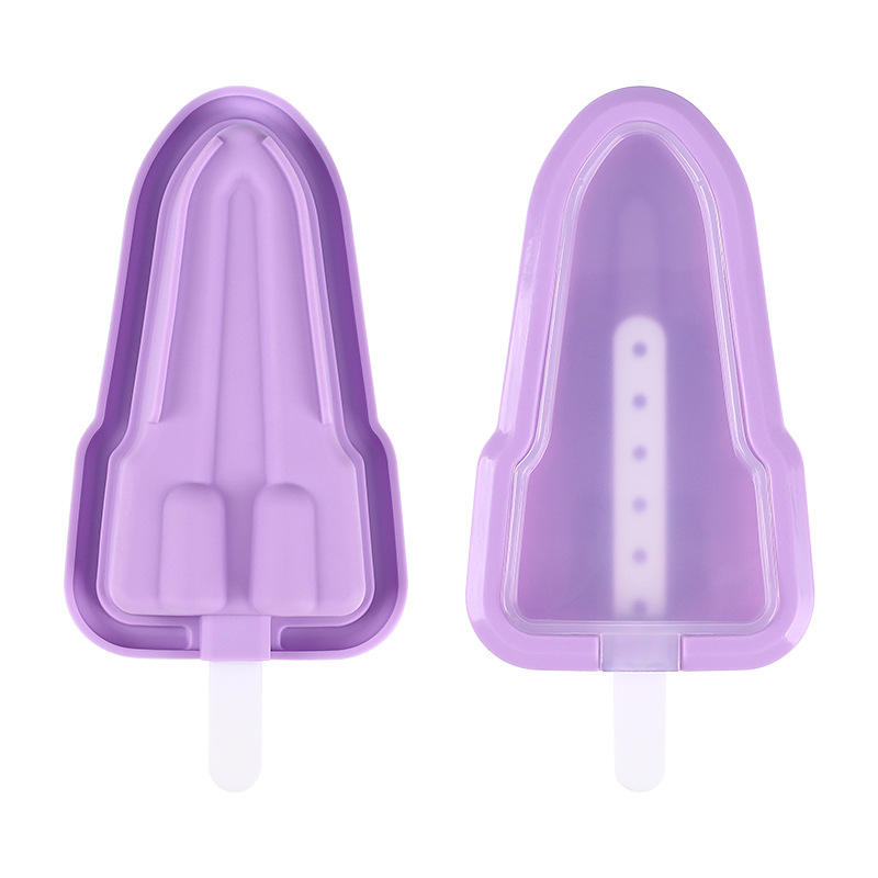 Light purple rocket-shaped