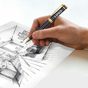 Stylos à bille en métal de qualité supérieure, promotionnels, de luxe, fabriqués sur mesure, avec logo imprimé personnalisé, cadeaux d'entreprise - Product Image 4