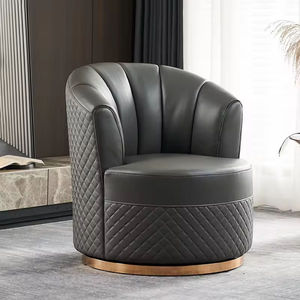 Sillón de Diseño K, Silla Personalizada Tipo Platillo Volador, Silla Mecedora Giratoria Individual, Silla de Descanso Giratoria - Product Image 5