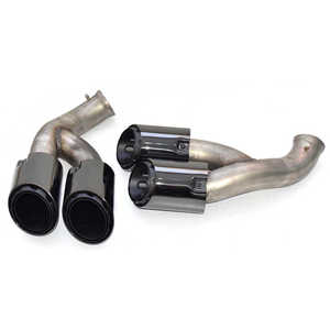 Puntas de <span class=keywords><strong>Escape</strong></span> Deportivas de Acero Inoxidable 304 de Tres Capas con Acabado Espejo Pulido de 1.5 mm de Grosor para <span class=keywords><strong>Porsche</strong></span> <span class=keywords><strong>Cayenne</strong></span> 2015-2017 - Product Image 4