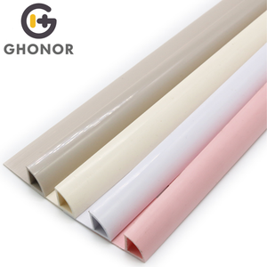 Moldura de PVC Flexible para Decoración de Baños Interiores, Esquina Exterior de 8mm, Moldura Redonda de Plástico para Bordes de Azulejos - Product Image 1