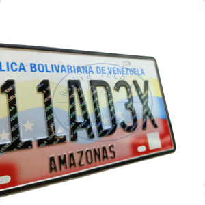 <span class=keywords><strong>Plaques</strong></span> d'immatriculation de voiture en aluminium 3D personnalisées New York the Empire State pour la décoration - Product Image 4