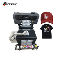Imprimante DTG DTF Acetek à prix promotionnel, best-seller, A3, double tête Xp600, L1800, machine d'impression pour les petites entreprises