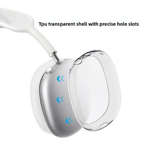 Funda Protectora Transparente <span class=keywords><strong>de</strong></span> TPU Suave para Auriculares <span class=keywords><strong>AirPods</strong></span> Max / Funda para Almohadillas / Funda para <span class=keywords><strong>Diadema</strong></span> para <span class=keywords><strong>AirPods</strong></span> Max / Max2 - Product Image 2