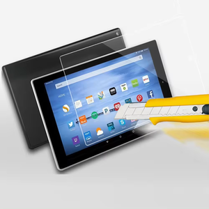 Protecteur d'écran en verre trempé 9H pour <span class=keywords><strong>Amazon</strong></span> Kindle Fire HD 10 Plus 2021 2019 2017 HD10 2015 10.1 pouces Film protecteur pour <span class=keywords><strong>tablette</strong></span> - Product Image 4