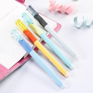 Bolígrafo de gel borrable de 0.5 mm con cuerpo de plástico y borrador incorporado para uso escolar y de oficina B7501 - Product Image 2