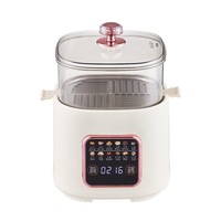 Cuisinière à riz électrique portable intelligente pour la maison, 2L, 400W, revêtement en céramique Ti, réservation 24h, 12 programmes, efficacité énergétique A+