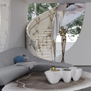 Linh hoạt siêu mỏng gia cố tấm đá cẩm thạch tự nhiên Tấm Đá siêu mỏng Veneer t 1mm- 5mm Kích thước tùy chỉnh - Product Image 4