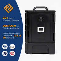 Conteneur isotherme pour aliments de 127 litres, boîte à repas rotomoulée, boîte thermique pour la restauration, pour hôtel, restaurant, buffet