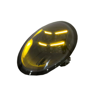 Faro a LED Matrix SJC Auto per <span class=keywords><strong>Porsche</strong></span> 991.1 991.2 911 (2013-2018) Bicolore Giallo e Bianco, Nuovo Stile 2025, Versione Nera 911 - Product Image 2