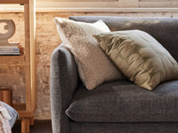 Fauteuil modulaire Torquay en polyester crème de luxe, écologique et durable, pour salon, bureau à domicile, hôtel