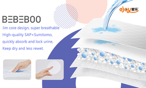 Pannolini usa e getta coreani Airpro Hello per neonati, qualità premium, taglia XXL, materiale SAP, super assorbenti, OEM ODM personalizzabili - Product Image 5