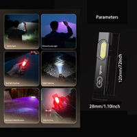 Lampe de travail WARSUN T8 PRO pour réparation automobile et utilisation en extérieur, lampe torche LED haute performance, meilleure lampe torche EDC
