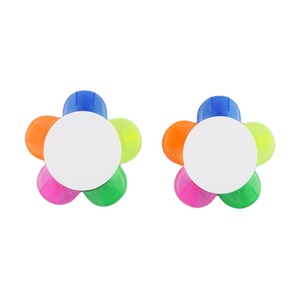 Bút Đánh Dấu Tùy Chỉnh Không Logo Bán Sỉ Bút Đánh Dấu Hoa 5 Màu MOQ Thấp - Product Image 6