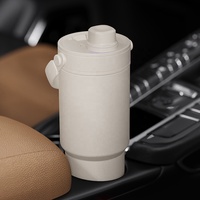 Logo personnalisé Gobelets intérieurs en céramique de haute qualité en acier inoxydable 316 Tasse à boire de voyage thermique Gobelet de voyage avec paille