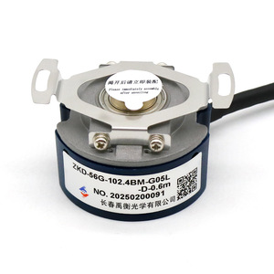 ตัวเข้ารหัสแบบเพิ่มค่าค่าทีละครั้งชนิดแกนกลวง ยี่ห้อ Yuheng รุ่น ZKD-56G-102.4BM-G05L-D-0.6m สายเคเบิลแบบเปิดตรงกลาง - Product Image 2