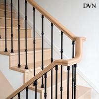 Balustres en fer forgé DVN, design américain moderne, pour escaliers de villa