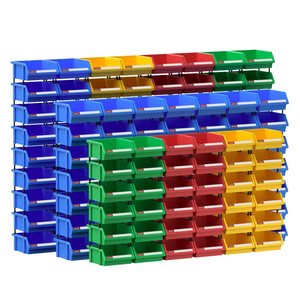 Organizador de Oficina <span class=keywords><strong>Industrial</strong></span> MFTLONG 180*180*80mm, Cajas de Almacenamiento de Herramientas Desmontables de Plástico PE Ecológico con Certificación ISO9001 - Product Image 6