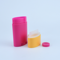 Tube de bâton cosmétique de forme ovale écologique de 30g 50g 75g contenant de bâton de déodorant solide parfumé anti-transpirant