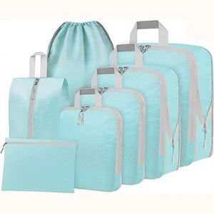 Bolsa de Lavandería para Accesorios de Viaje con Logotipo Personalizado, Juego de 6 Cubos de Embalaje de Compresión de Colores - Product Image 6