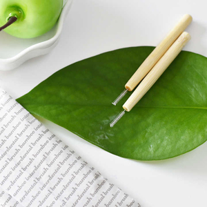 Cepillo Interdental Ecológico de Bambú con Cerdas de Nailon y Acero Inoxidable de 6.5cm para una Limpieza Bucal Profunda y Suave, Biodegradable - Product Image 4