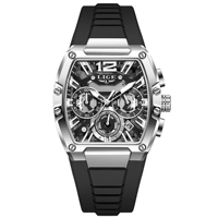 Nouvelle Montre à Quartz pour Hommes d'Affaires 89206, Bracelet en Silicone, Aiguilles Lumineuses, Étanche, Luxe, Relogio Masculino Antique