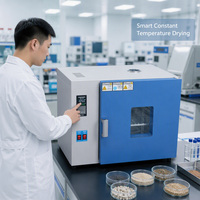 Horno de Secado Inteligente con Temperatura Constante, Equipo de Secado para Laboratorio con Controlador de Temperatura LED para Secado y Horneado