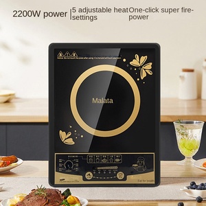 Cuisinière à induction portable à usage commercial, à brûleur unique, fonction hotpot, surface en acier inoxydable, design fin, commande tactile - Product Image 4