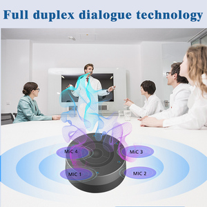 Không dây 1-to-2 hội nghị Microphone với 3.5mm Giao diện tương thích với máy trộn hội nghị thiết bị đầu cuối vv - Product Image 4