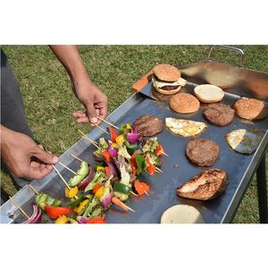 Grill rôtissoire de grande taille, plaque plate, professionnelle, pour l'extérieur, vaisselle à <span class=keywords><strong>gaz</strong></span> - Product Image 1