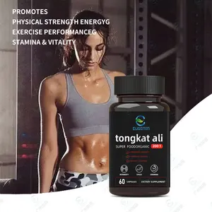 Certificate Manufacturer Tongkat Ali Pills Wholesale Energy Boost Male Gym Supplement Herbal Pill Enhancement Capsule