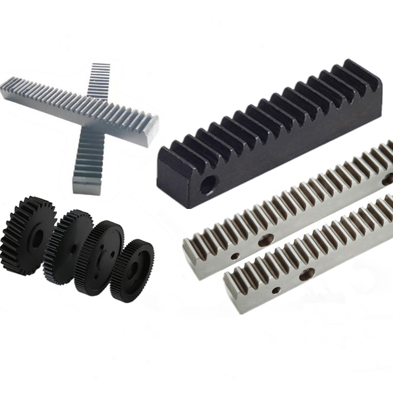 Ukuran Standar Aluminium Helical Gear Rack dan Pinion untuk CNC Router Bagian