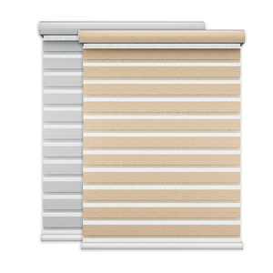 ستائر لمعالجة النوافذ ستائر عادية جاهزة ظلال دوارة أوتوماتيكية تعتيم ستائر حمار حمار حمار حشي مزدوجة للفنادق - Product Image 2