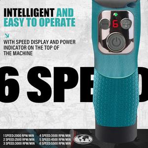 AUTIWOZ Draadloze Mini Autopolijstmachine Set 6 Verschillende Snelheden Auto Detailing Waxen 2 Stuks 12V 2000mAh Li-ion Polijstmachine - Product Image 2