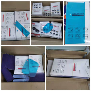 汎用曇り止め自己粘着PET素材バイクヘルメットバイザーディスクステッカーウィンドウポジション透明5年以上保証 - Product Image 3