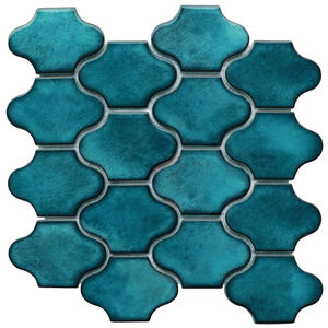 Tuile de mosaïque en verre émaillé irrégulier pour la décoration murale - Product Image 5