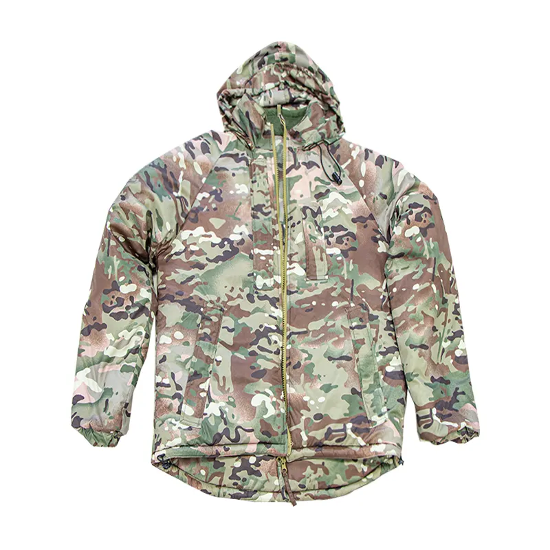 Giacca invernale giacca tattica per climi freddi estremi livello termico personalizzato 7 Camouflage leggero