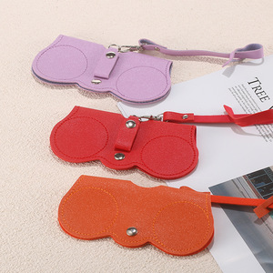 Vente en gros nouveau produit lunettes de soleil sac de rangement lunettes en cuir pochettes de protection <span class=keywords><strong>2023</strong></span> - Product Image 3