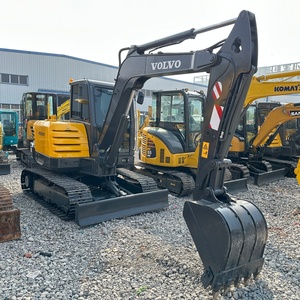 El 90% de las nuevas fábricas suministra excavadoras hidráulicas de cadenas Volvo EC60C de 6 toneladas de segunda mano para agricultores en el parque. - Product Image 3