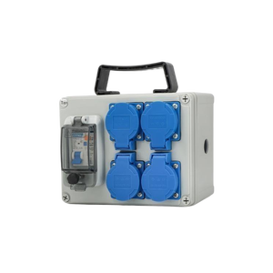2x16A Industrial Socket + 2P RCD <b>Box</b>, Support customization. Contact customer service for a quote - Product Image 3