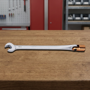 Clé à douille double à extrémités ouvertes et pivotantes métriques DIY avec finition plaquée couleur ED OEM - Product Image 1